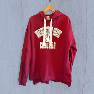 Women's‎ Red & White Washington State Cougars Hooded Sweatshirt-Size XL (16-18)